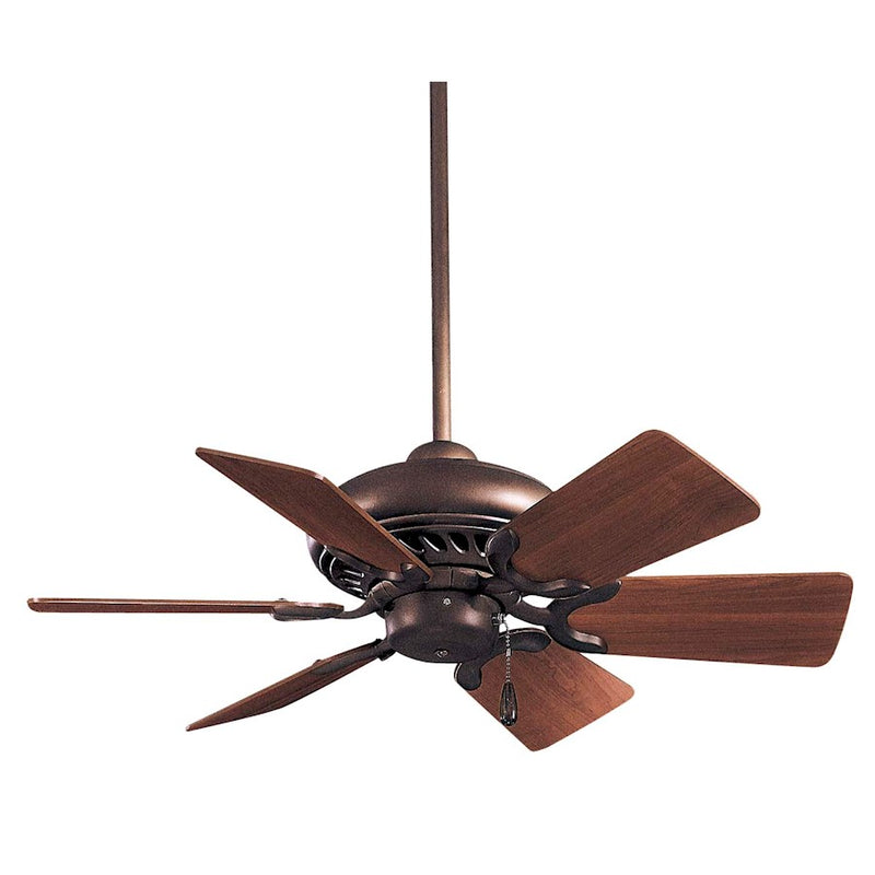Minka Aire Supra 32in Ceiling Fan | Transitional Oil Rubbed Bronze | Small Bedroom, Bathroom & Hallway | 32 x 32 x 12.5 in | Model F562-ORB