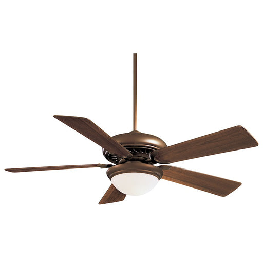 Minka Aire Supra 52in LED Ceiling Fan | Contemporary Oil Rubbed Bronze | Living Room & Bedroom | 52 x 52 x 17 in | Model F569L-ORB