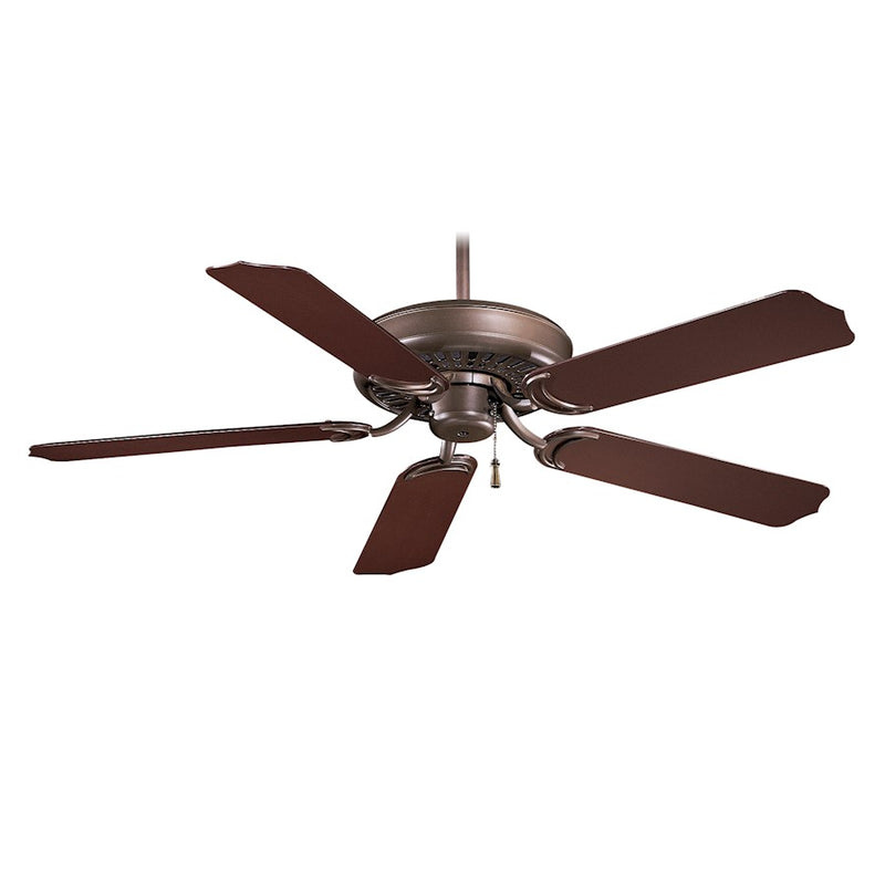 Minka Aire Sundance 42in Ceiling Fan | Coal Steel/ABS with Coal Blades | Covered Patio & Damp Indoor Spaces | 42 x 42 x 14 in | Model F572-CL