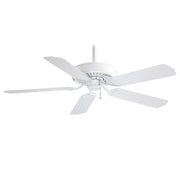 Minka Aire Sundance 42in Ceiling Fan | Coal Steel/ABS with Coal Blades | Covered Patio & Damp Indoor Spaces | 42 x 42 x 14 in | Model F572-CL