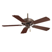 Minka Aire Sundance 42in Ceiling Fan | Coal Steel/ABS with Coal Blades | Covered Patio & Damp Indoor Spaces | 42 x 42 x 14 in | Model F572-CL