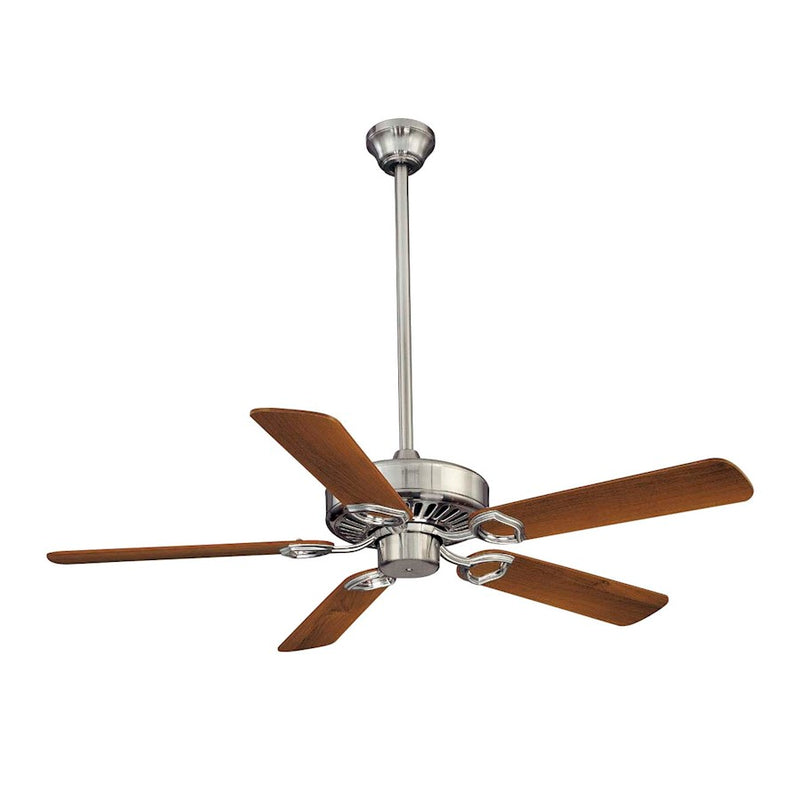 Minka Aire Ultra-Max 54in Ceiling Fan | Traditional Brushed Nickel | Living Room & Large Bedroom | 54 x 54 x 12 in | Model F588-SP-BN