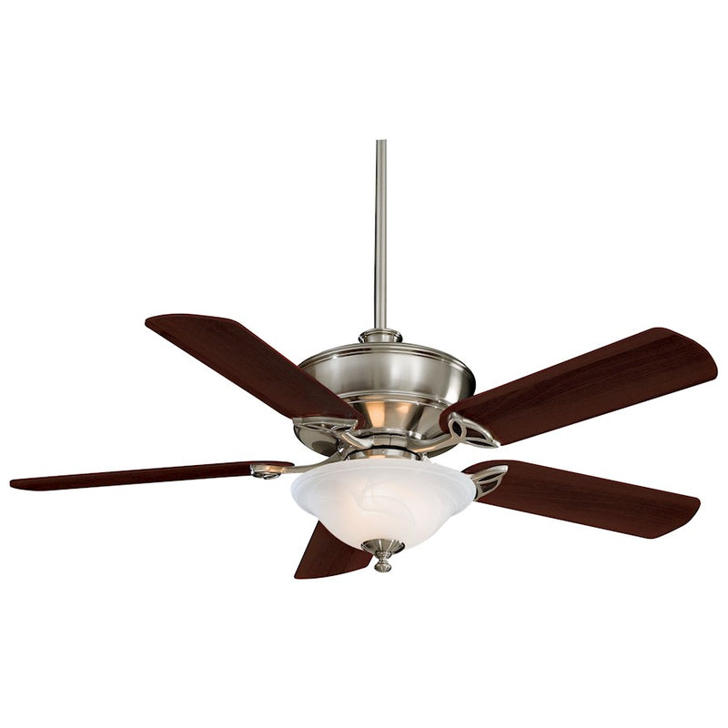 Minka Aire Bolo 52in LED Ceiling Fan | Contemporary Oil Rubbed Bronze | Living Room & Bedroom | 52 x 52 x 20 in | Model F620L-ORB