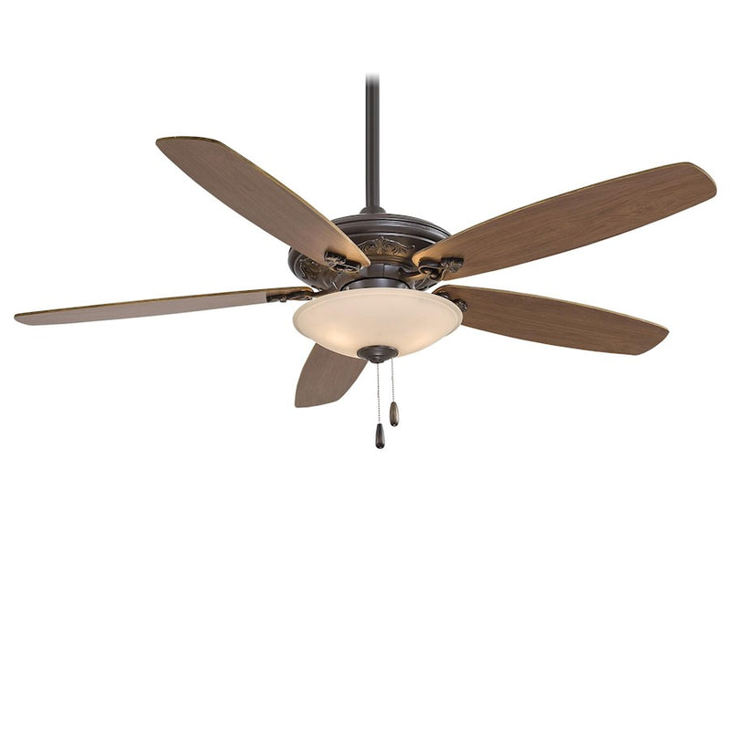 Minka Aire Mojo 52in Ceiling Fan | Traditional Oil Rubbed Bronze | Living Room & Bedroom | 52 x 52 x 15 in | Model F622-ORB-TS