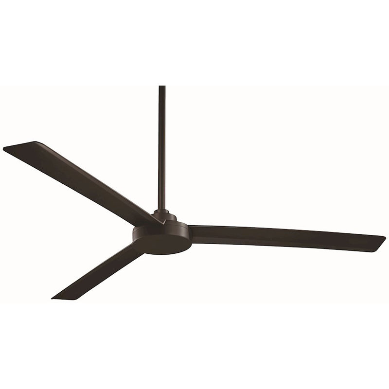 Minka Aire Roto XL 62in Ceiling Fan | Transitional Coal Finish | Great Room & Covered Patio | 62 x 62 x 10 in | Model F624-CL
