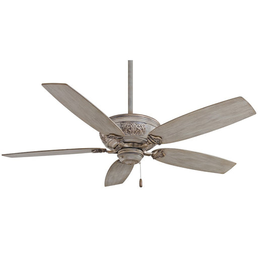 Minka Aire Classica 54in Ceiling Fan | Traditional Driftwood | Living Room & Dining Room | Hand-Carved Details, 172mm Motor | Model F659-DRF