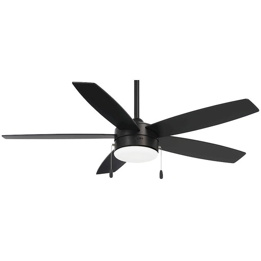 Minka Aire Airetor LED 52in Ceiling Fan | Transitional Coal Finish | Living Room & Bedroom | 52 x 52 x 13 in, 12° Blade Pitch | Model F673L-CL