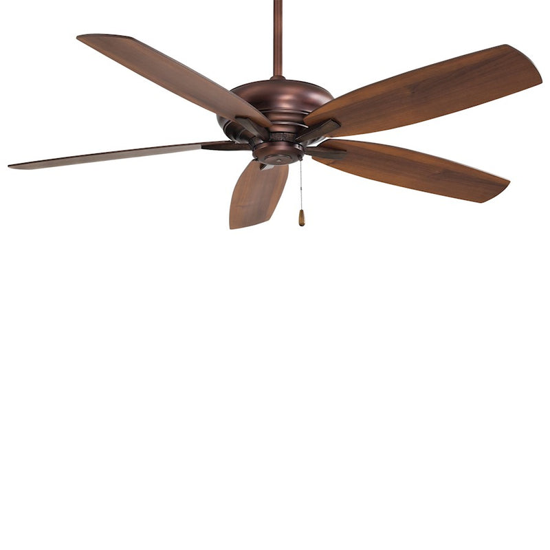 Minka Aire Kola 52in Ceiling Fan | Dark Brushed Bronze Finish | Living Room & Bedroom | 52 x 52 x 13 in | Model F688-DBB