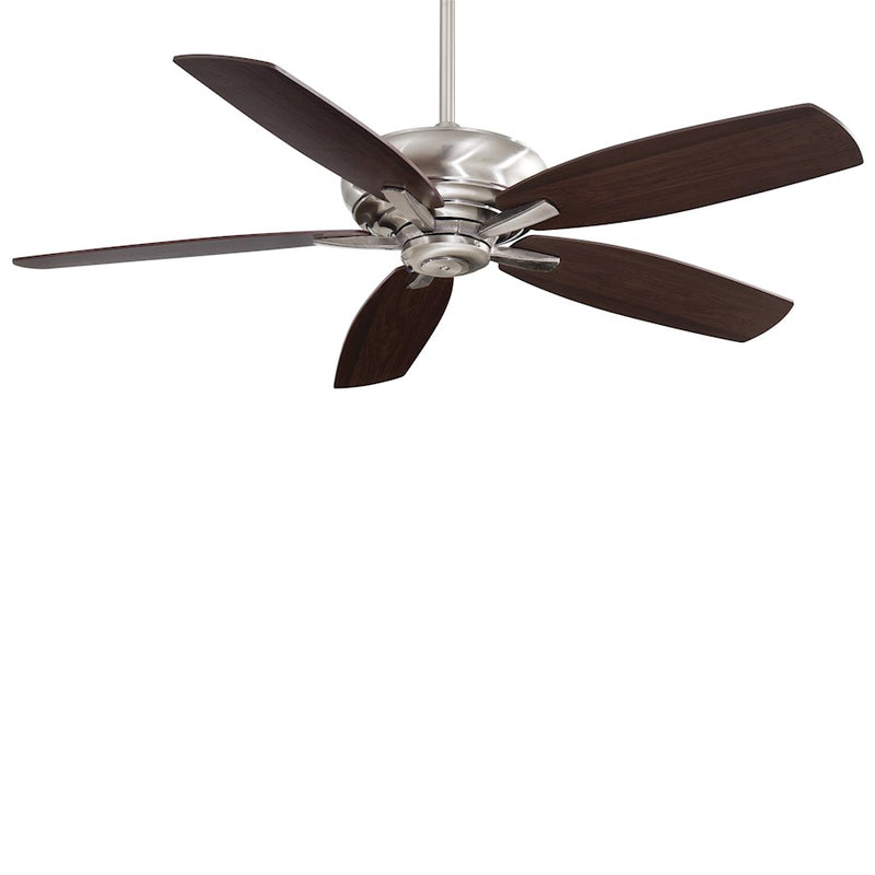 Minka Aire Kola XL 60in Ceiling Fan | Pewter Transitional | Large Living Room & Great Room | 60 x 60 x 13 in | Model F689-PW