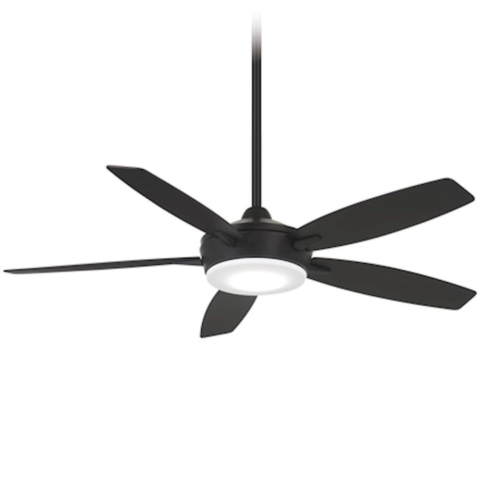 Minka Aire Espace LED 52" Ceiling Fan, Coal/Etched Opal Glass