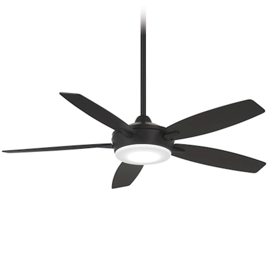 Minka Aire Espace LED 52" Ceiling Fan, Coal/Etched Opal Glass