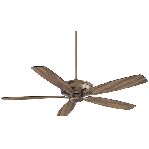 Minka Aire Kafe XL 60in Ceiling Fan | Transitional Heirloom Bronze | Living Room & Great Room | 60 x 60 x 15 in | Model F696-HBZ
