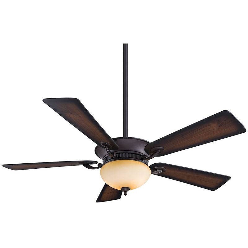 Minka Aire Delano 52in LED Ceiling Fan | Contemporary Pewter Finish | Living Room & Bedroom | 52 x 52 x 18 in | Model F701L-PW