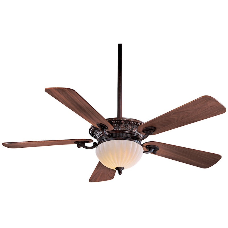 Minka Aire Volterra 52in LED Ceiling Fan | Volterra Bronze | Living Room & Bedroom | 52 x 52 x 18 in | Model F702L-VB