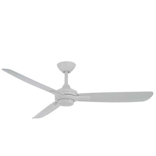 Minka Aire Rudolph 52in Ceiling Fan | Contemporary Flat White | Living Room & Bedroom | 52 x 52 x 10.75 in | Model F727-WHF