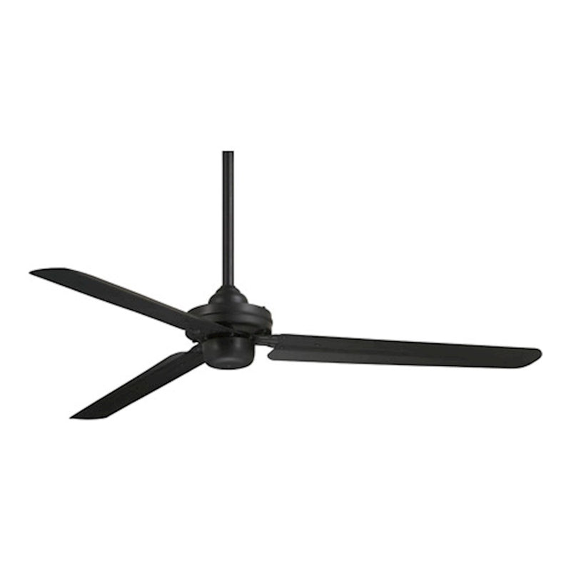 Minka Aire Steal 54in Ceiling Fan | Coal Industrial | Living Room & Great Room | 54 x 54 x 14 in | Model F729-CL