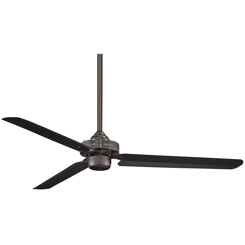 Minka Aire Steal 54in Ceiling Fan | Industrial Gun Metal | Living Room & Bedroom | 54 x 54 x 14 in | Model F729-GM
