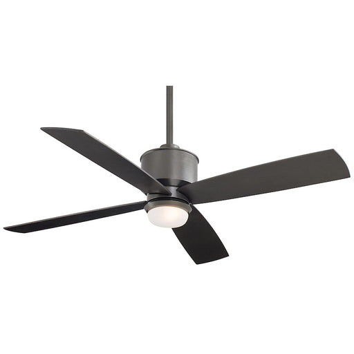 Minka Aire Strata 52in Ceiling Fan | Smoked Iron Contemporary Rustic | Living Room & Bedroom | 52 x 52 x 15 in | Model F734-SI