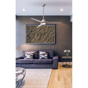Minka Aire Java LED 54in Ceiling Fan | Brushed Nickel Wet Contemporary | Covered Patio & Indoor | 54 x 54 x 12 in | Model F753L-BNW