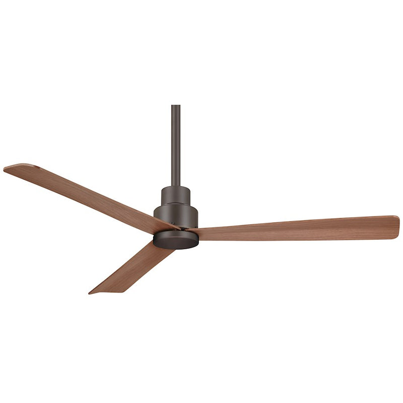 Minka Aire Simple 44in Ceiling Fan | Oil Rubbed Bronze DC Motor | Bedroom & Covered Patio | 44 x 44 x 13 in | Model F786-ORB