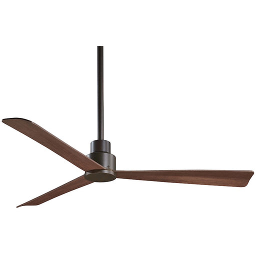 Minka Aire Simple 52in Outdoor Ceiling Fan | Oil Rubbed Bronze | Covered Patio & Porch | 52 x 52 x 10 in | Model F787-ORB