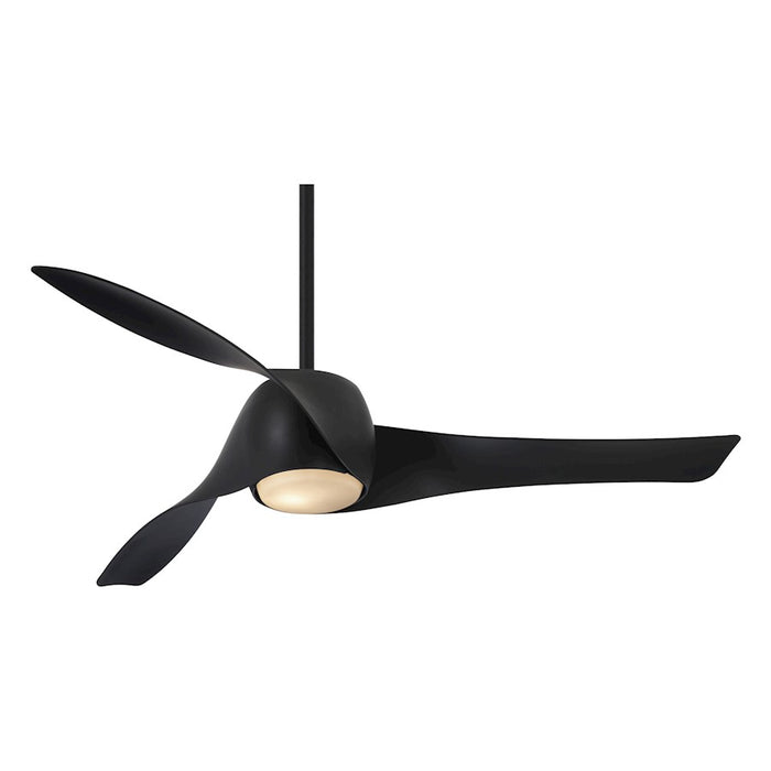 Minka Aire Artemis LED 58" Ceiling Fan, Coal/Etched Opal