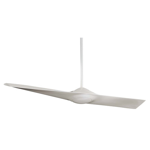 Minka Aire Wing 52in Ceiling Fan | Contemporary High Gloss White | Living Room & Bedroom | 52 x 52 x 11 in | Model F823-WH