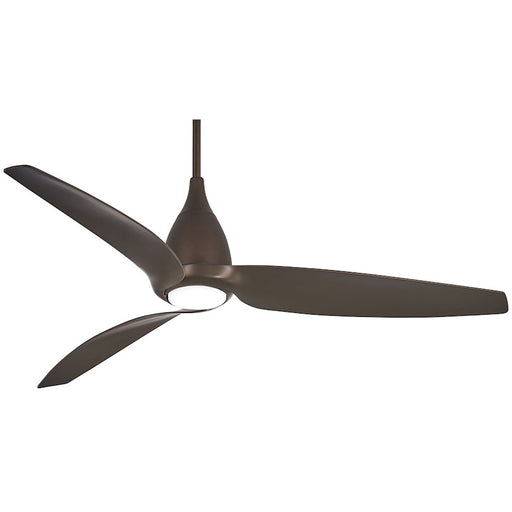 Minka Aire Tear 60in LED Ceiling Fan | Oil Rubbed Bronze DC Motor | Bedroom & Living Room | 60 x 60 x 16 in | Model F831L-ORB