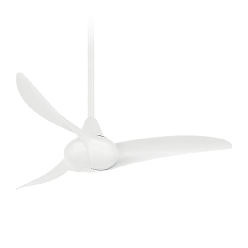Minka Aire Wave 44in Ceiling Fan | Transitional White Finish | Bedroom & Living Room | 44 x 44 x 15 in | Model F854-WH