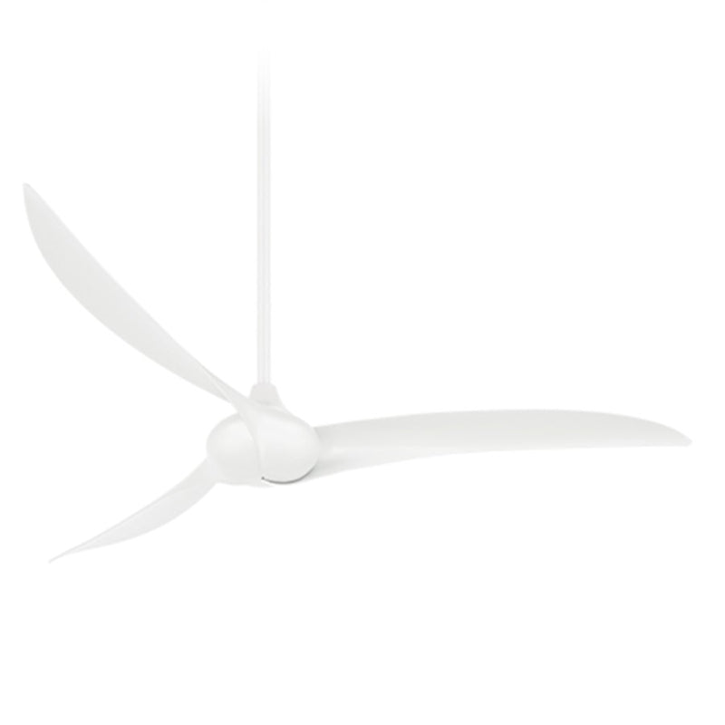 Minka Aire Wave 65in Ceiling Fan | Modern White Finish | Living Room & Great Room | 65 x 65 x 14.5 in | Model F855-WH