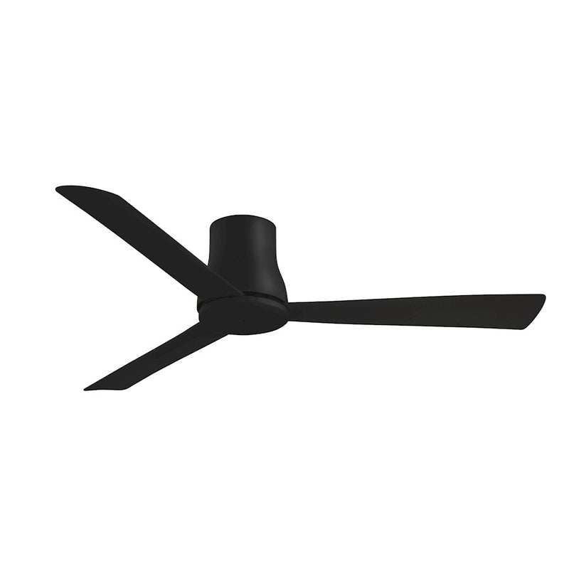 Minka Aire Simple Flush-52in 52in Ceiling Fan | Transitional Coal Finish | Bedroom & Living Room | 52 x 52 x 9 in, Flush Mount | Model F873-CL