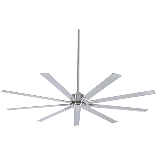 Minka Aire Xtreme 72in Ceiling Fan | Contemporary Brushed Nickel | Large Living Room & Great Room | 72 x 72 x 11 in | Model F887-72-BN