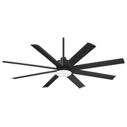 Minka Aire Slipstream 65in Ceiling Fan | Industrial Flat White | Indoor & Covered Patio | 65 x 65 x 14.75 in | Model F888L-WHF