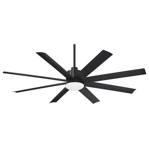 Minka Aire Slipstream 65in Ceiling Fan | Industrial Flat White | Indoor & Covered Patio | 65 x 65 x 14.75 in | Model F888L-WHF