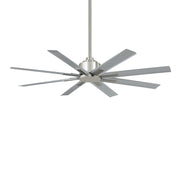 Minka Aire Xtreme H2O 52in Ceiling Fan | Modern Brushed Nickel Wet | Covered Patio & Outdoor Room | 52 x 52 x 13 in | Model F896-52-BNW