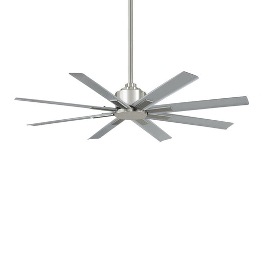 Minka Aire Xtreme H2O 52in Ceiling Fan | Modern Brushed Nickel Wet | Covered Patio & Outdoor Room | 52 x 52 x 13 in | Model F896-52-BNW