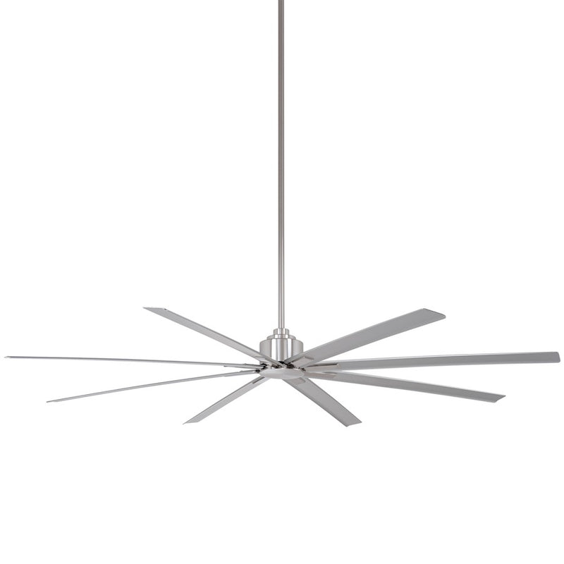 Minka Aire Xtreme H2O 52in Ceiling Fan | Modern Brushed Nickel Wet | Covered Patio & Outdoor Room | 52 x 52 x 13 in | Model F896-52-BNW