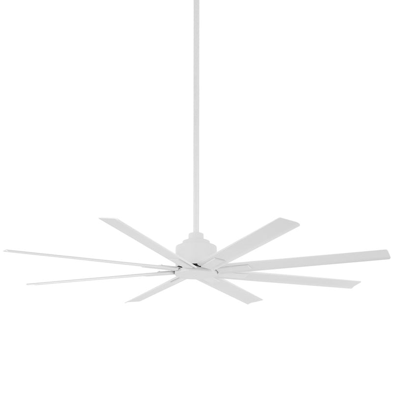 Minka Aire Xtreme H2O 52in Ceiling Fan | Modern Brushed Nickel Wet | Covered Patio & Outdoor Room | 52 x 52 x 13 in | Model F896-52-BNW