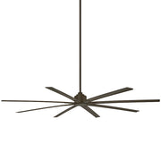 Minka Aire Xtreme H2O 52in 8-Blade Ceiling Fan | Industrial Coal Finish | Covered Patio & Outdoor Living | 13.25in H | Model F896-52-CL
