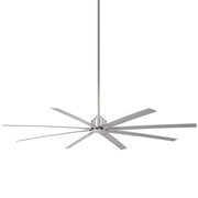 Minka Aire Xtreme H2O 52in 8-Blade Outdoor Ceiling Fan | Modern Flat White Finish | Covered Patio & Poolside | 52in Blade Span | Model F896-52-WHF