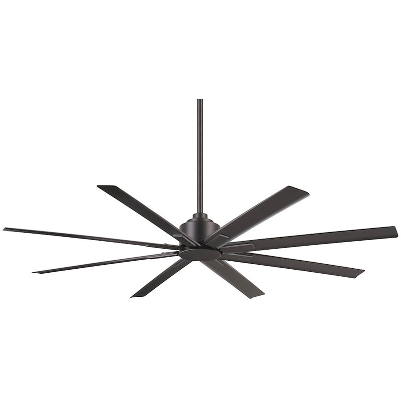 Minka Aire Xtreme H2O 65in Ceiling Fan | Transitional Smoked Iron Finish | Covered Patio & Indoor Living | 65 x 65 x 14 in | Model F896-65-SI