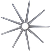 Minka Aire Ninety-Nine 99in LED Ceiling Fan | Transitional Brushed Nickel | Great Room & Commercial | 99 x 99 x 12 in | Model F899L-BN-SL