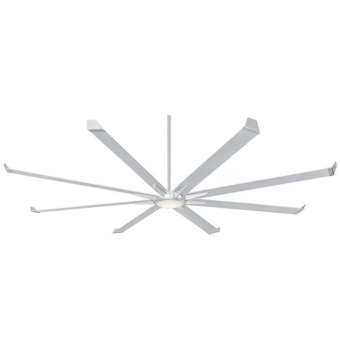 Minka Aire Geant LED 110" Ceiling Fan, Aluminum/Frosted