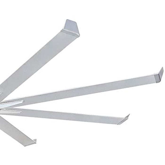 Minka Aire Geant LED 110" Ceiling Fan, Aluminum/Frosted
