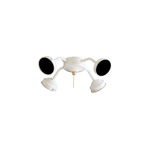 Minka Aire Universal 4-Light Candelabra Light Kit | Traditional White | Ceiling Fan Accessory | 12 x 12 x 3 in | Model K1-L-44