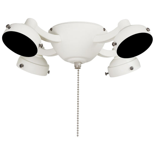 Minka Aire Universal 4-Light CFL Light Kit | White Finish | Ceiling Fan Light Kit | 12 x 12 x 3 in | Model K34-44