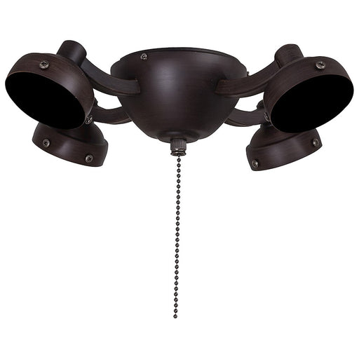 Minka Aire K34 12in 4-Light Ceiling Fan Light Kit | Traditional Kocoa Finish | Living Room & Bedroom | 12 x 12 x 3 in | Model K34-KA