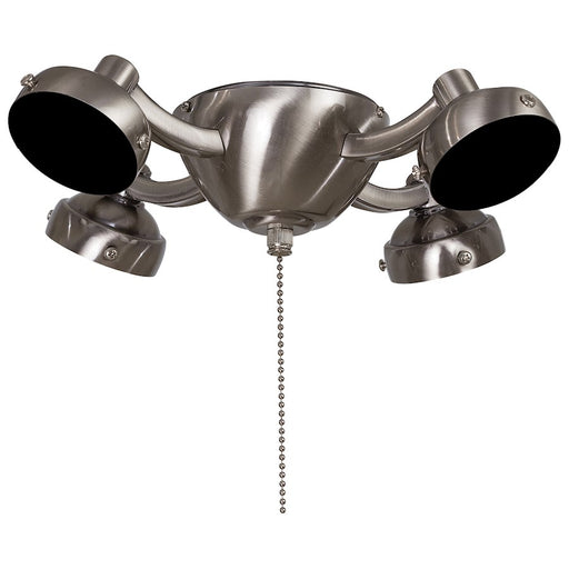 Minka Aire Universal 12in 4-Light Light Kit | Pewter Ceiling Fan Light Kit | Dry Location | 12 x 12 x 3 in | Model K34-PW
