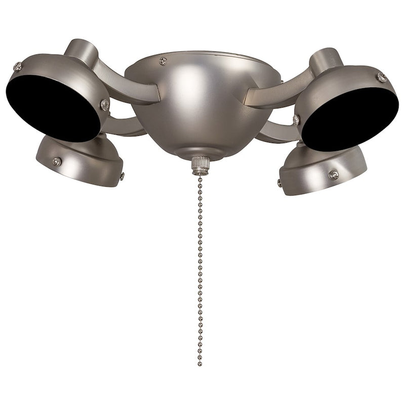 Minka Aire Universal 12in LED Light Kit | Pewter Traditional | Ceiling Fan Accessory | 12 x 12 x 3 in | Model K34L-PW