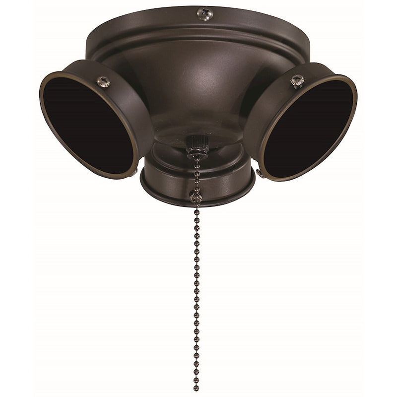 Minka Aire Universal 7in LED Light Kit | Oil Rubbed Bronze Finish | Ceiling Fan Accessory | 7 x 7 x 3 in | Model K35L-ORB
